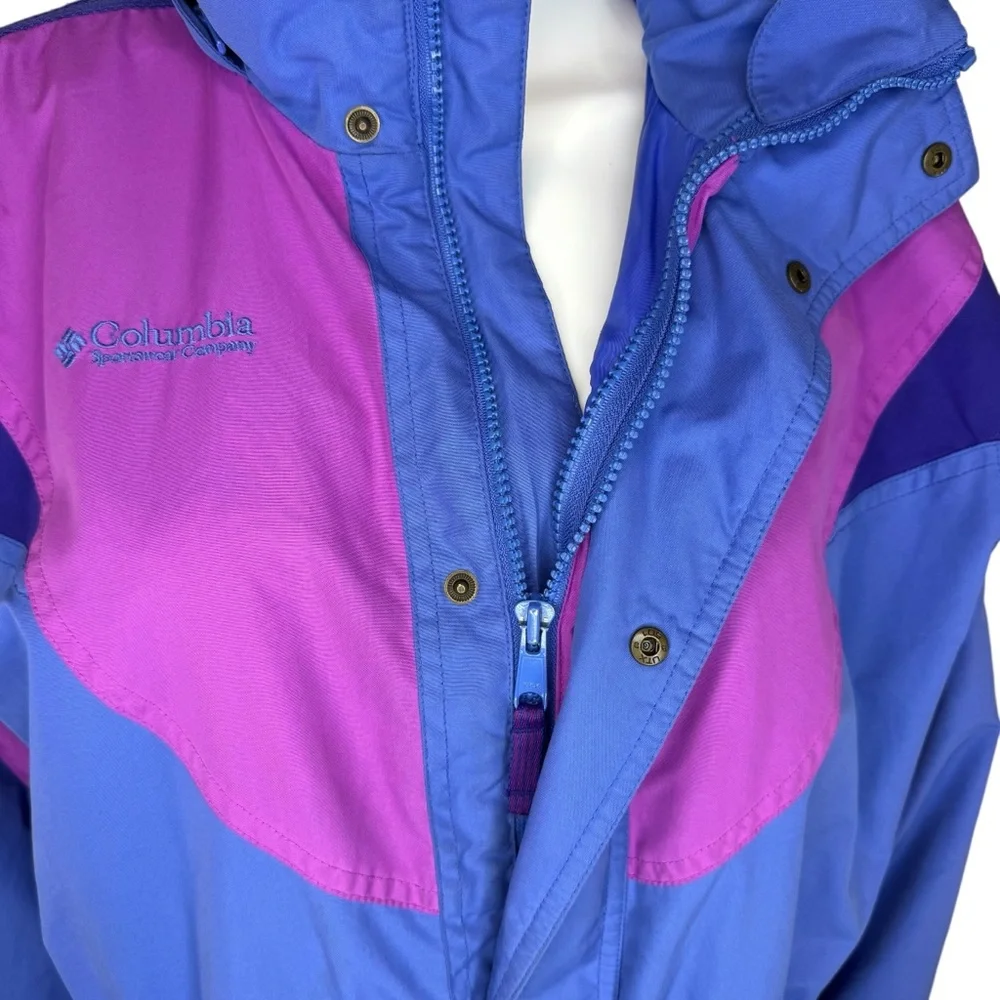 Vintage 80s Girls Columbia Colorful Jacket 18/20